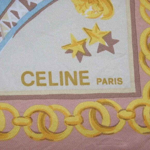 118163BO (S1) Celine Scarf Multicolor Silk - Picture 3 of 6